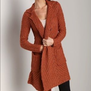 Free people buttermilk cardigan xs rust